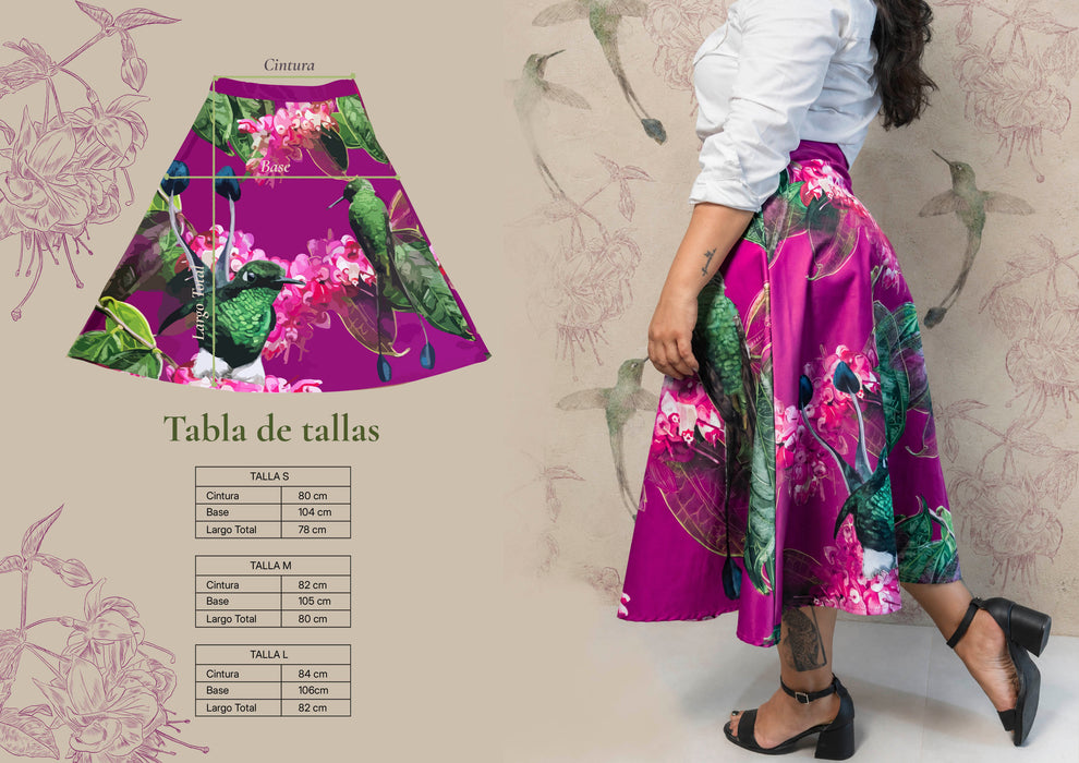 Falda larga - Colección Raíz Viva