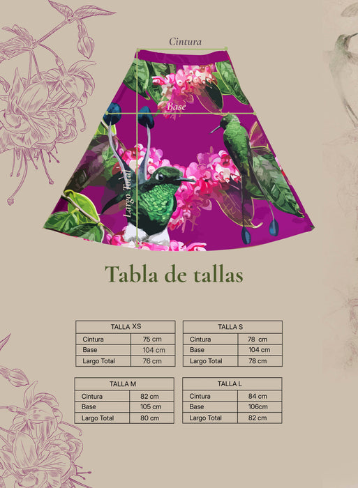 Falda larga - Colección Raíz Viva