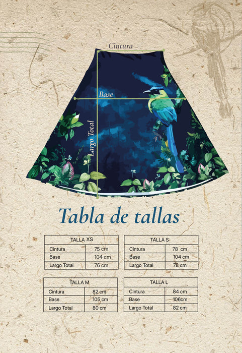 Falda larga - Colección Barranquero