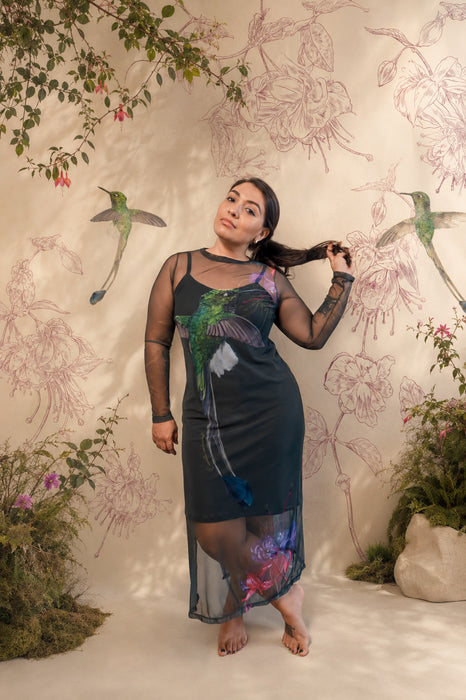 Vestido Mesh - Colección Raíz Viva