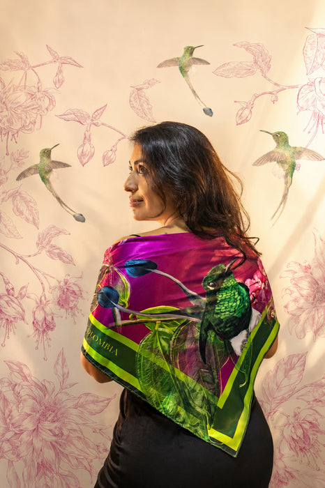 Pañoleta - Raíz Viva - 80x80 Cm